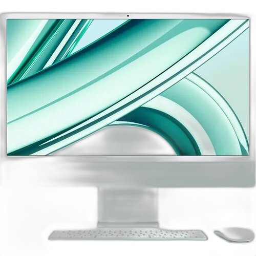 Apple 24" MQRP3LL/A iMac with M3 Chip - 8-Core CPU - 8GB Ram - 512GB SSD - 10-Core GPU (Green)