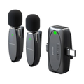 Porodo Dual Connector Lavalier Microphone Dual Mic
