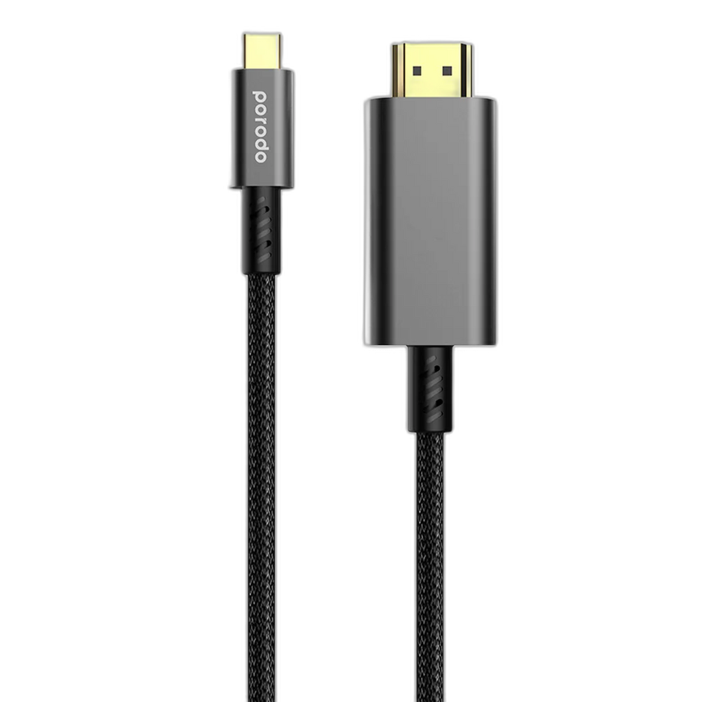 Porodo 4K HDMI to Type C Cable 1.8M