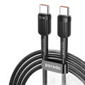 Porodo Braided 100W PD C to C Fast Charging Cable 1M