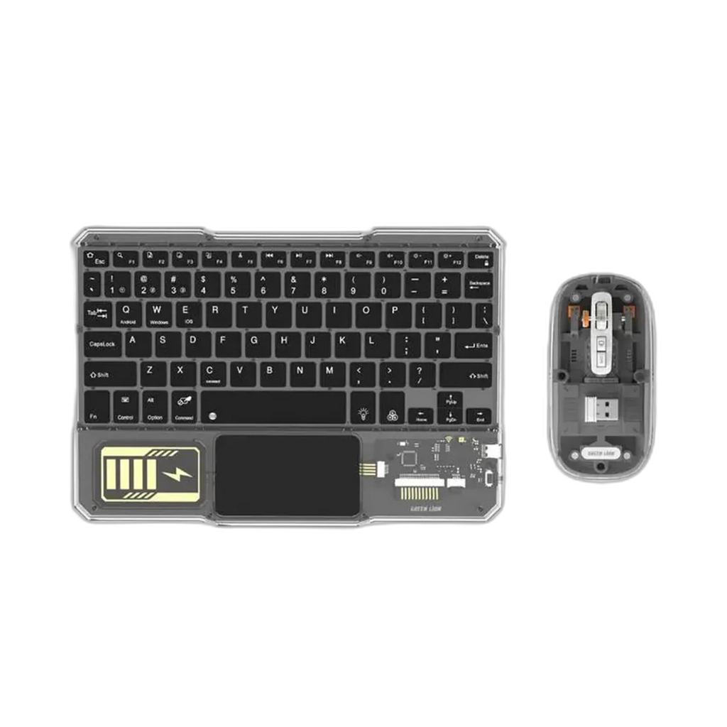 Green Lion Transparent Wireless Keyboard & Mouse