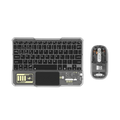 Green Lion Transparent Wireless Keyboard & Mouse