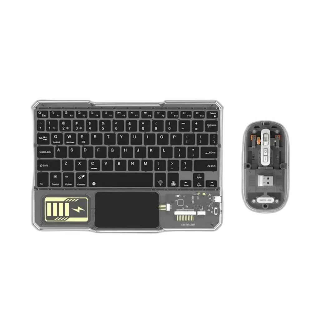 Green Lion Transparent Wireless Keyboard & Mouse