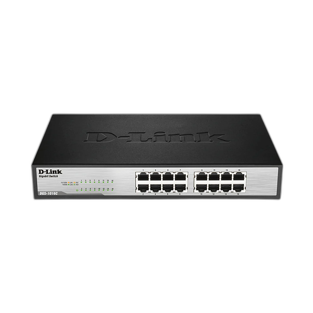 D-Link 16-Port Gigabit Unmanaged Switch | DGS-1016C