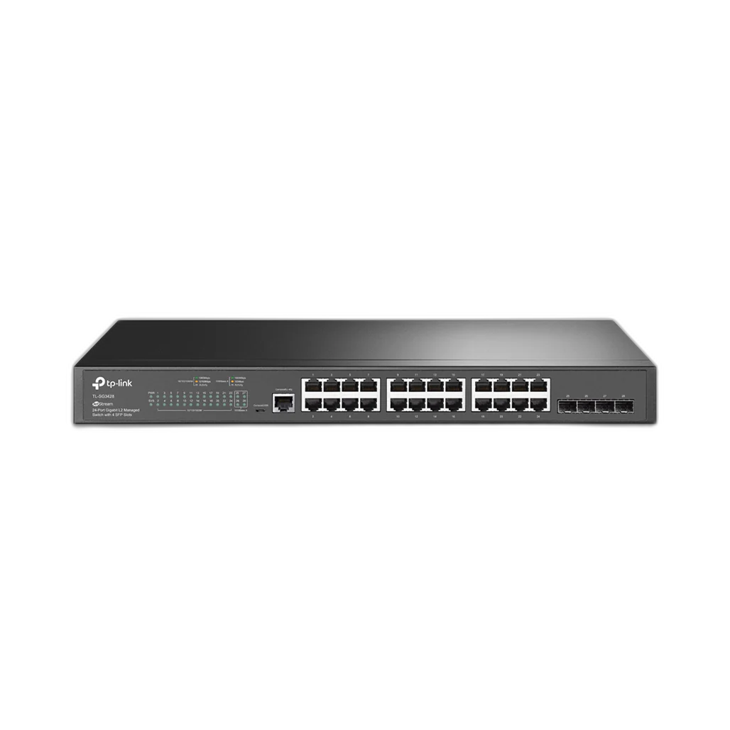 TP-Link TL-SG3428 JetStream 24-Port Gigabit L2 Managed Switch