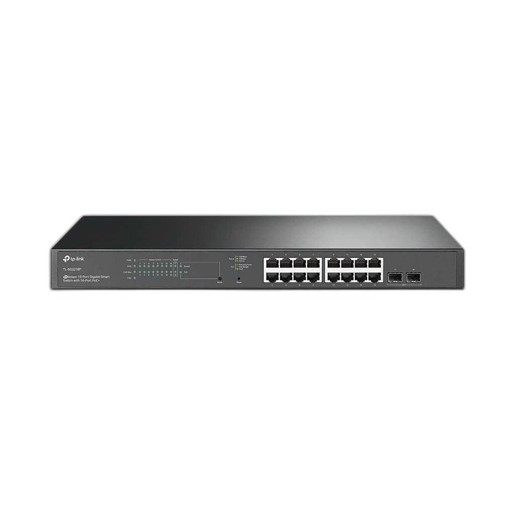 TP-Link TL-SG2218P JetStream 18-Port Switch with 16 PoE+ Ports