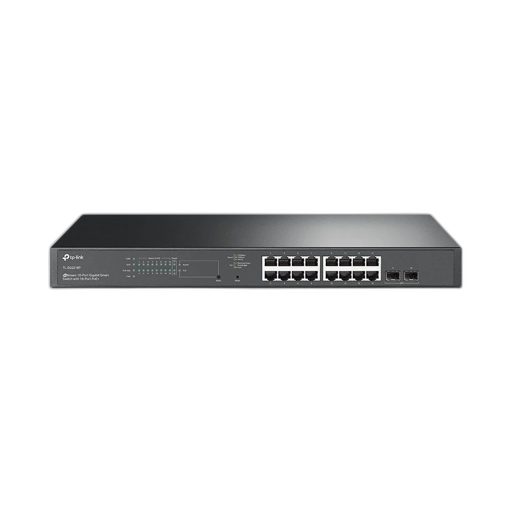 TP-Link TL-SG2218P JetStream 18-Port Switch with 16 PoE+ Ports