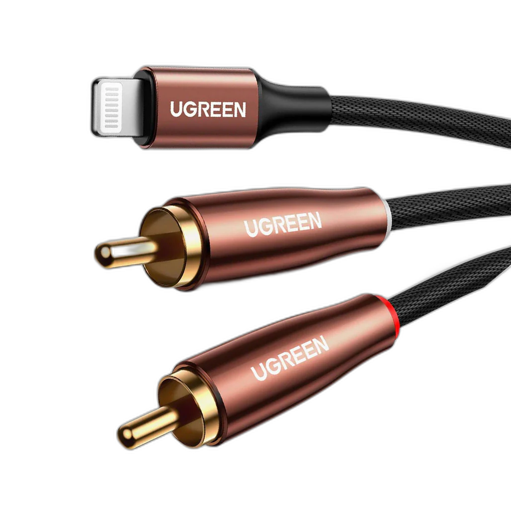 UGreen 40904 Lightning to 2 RCA Audio Cable