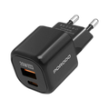 Porodo Dual Port Wall Charger (with C to C / C to L Cable)