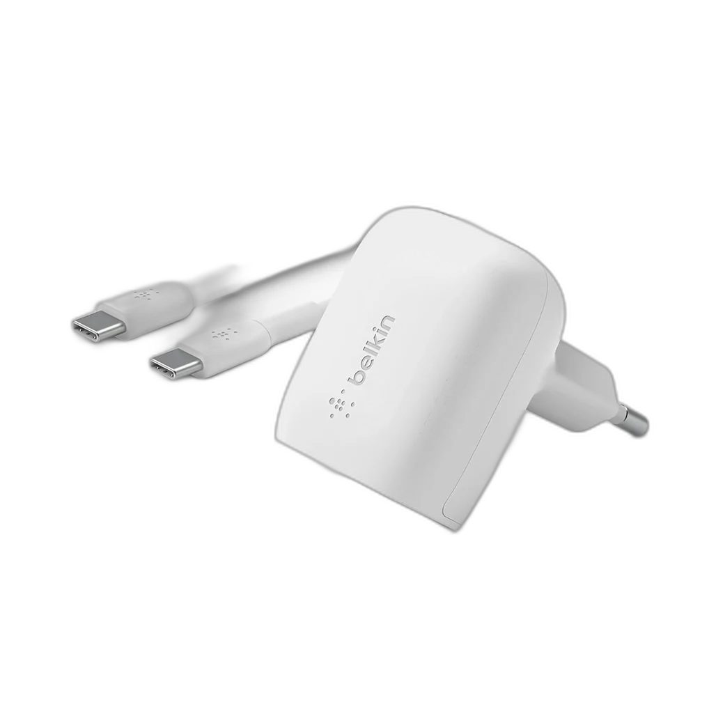 Belkin 20W USB-C Wall Charger with USB-C to USB-C Cable