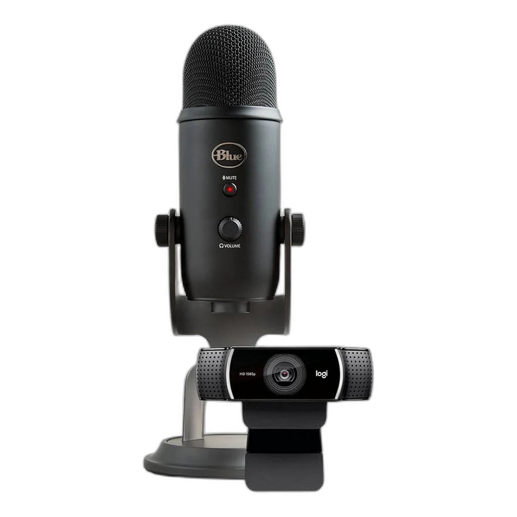Logitech Pro Streamer Pack - Yeti Mic + C922 Webcam