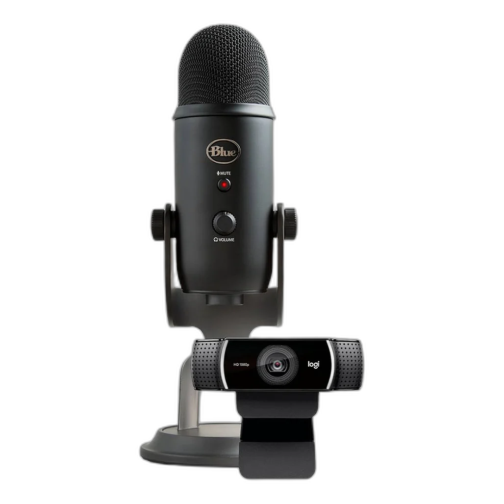 Logitech Pro Streamer Pack - Yeti Mic + C922 Webcam
