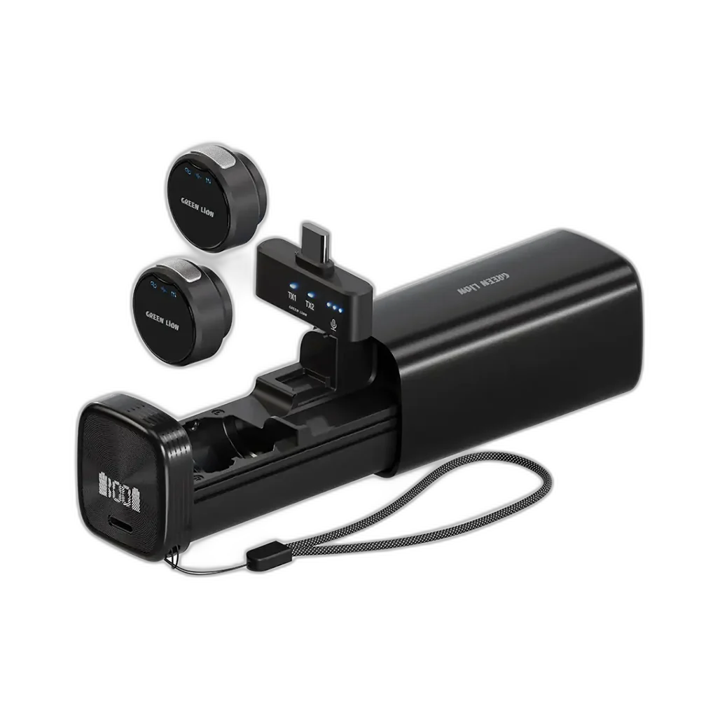 Green Lion GM-93X Microphone - Type-C Devices - Black