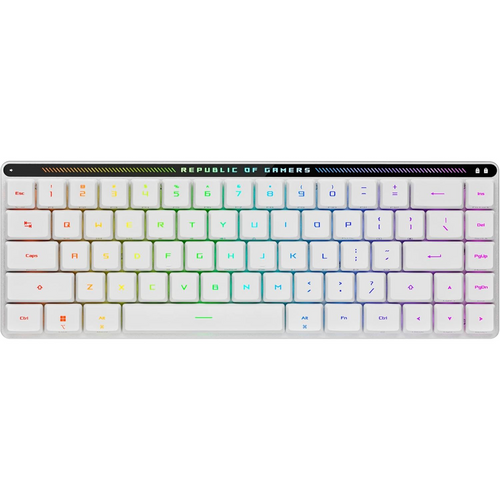 Asus ROG Falchion RX 90MP03ED-BKGA10, Low Profile wireless gaming keyboard, RGB per key, All Keys Programmable