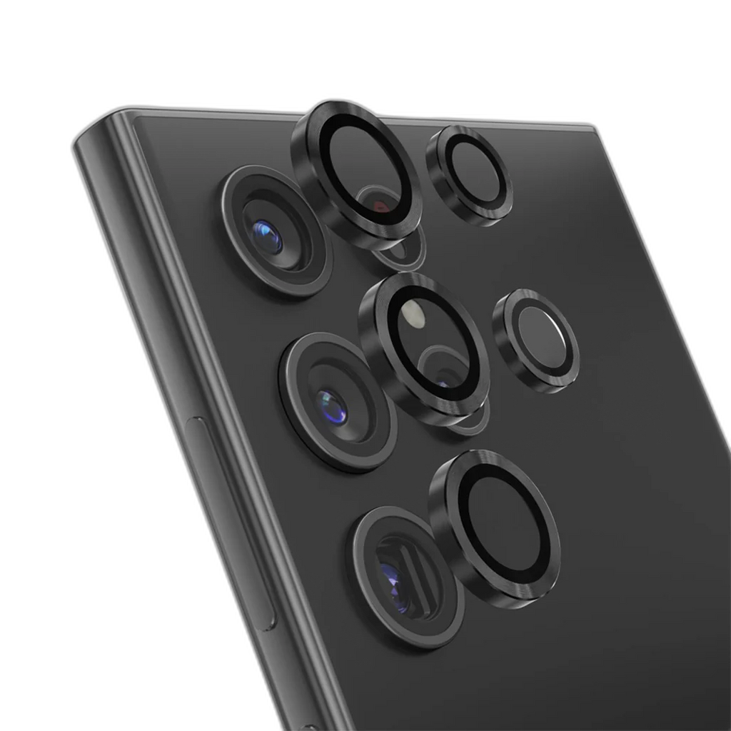 Green Lion S24 Ultra Camera Lens Armor - Black