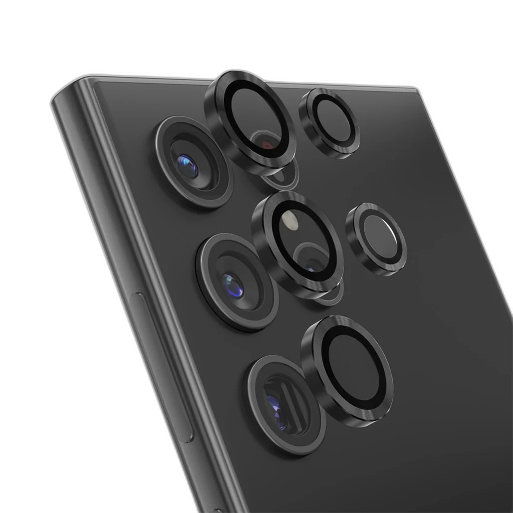 Green Lion S24 Ultra Camera Lens Armor - Black
