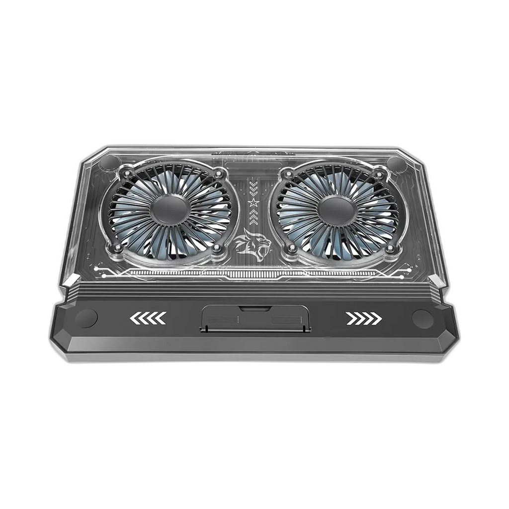 Porodo PDX121 Gaming Crystal Shell Laptop Cooling Pad