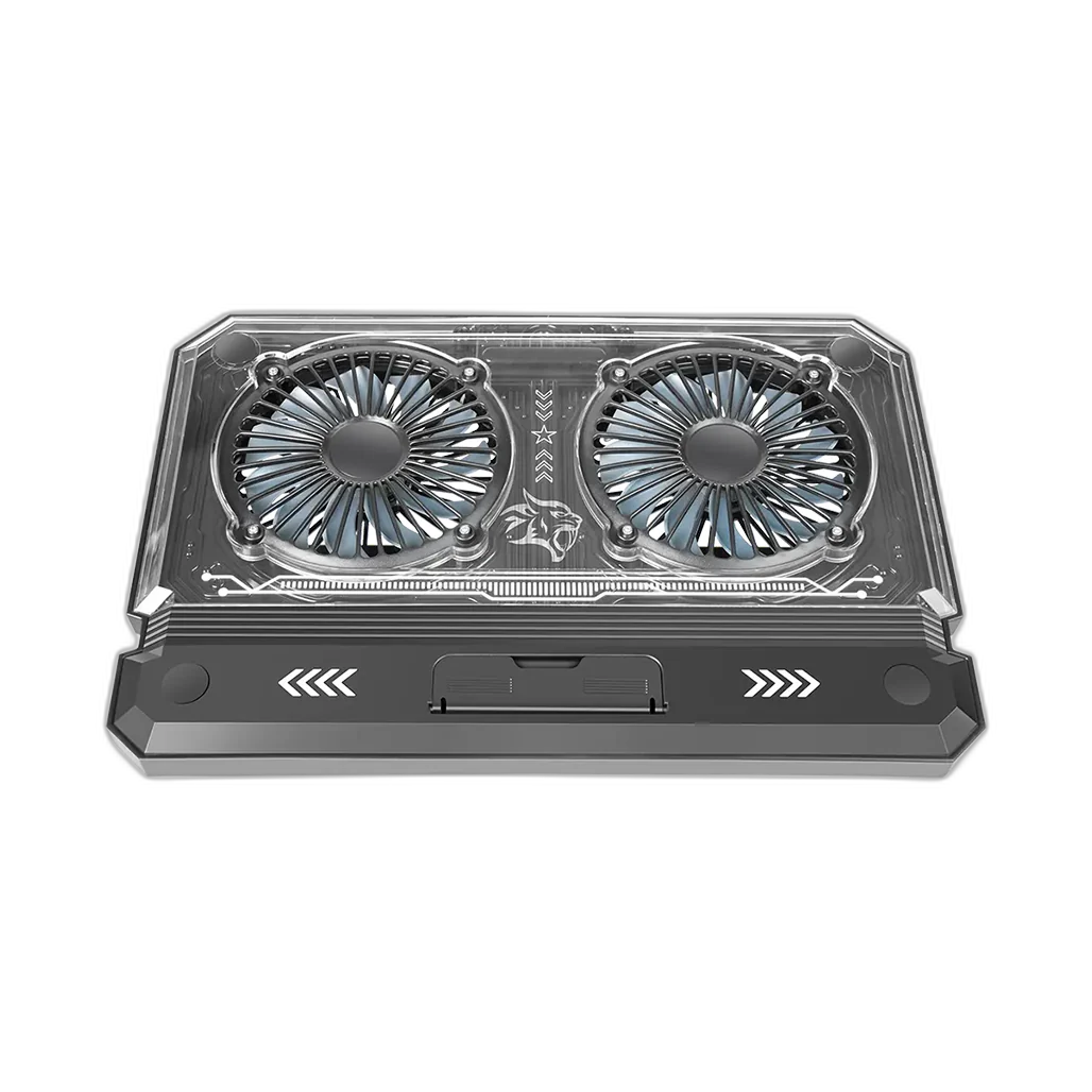 Porodo PDX121 Gaming Crystal Shell Laptop Cooling Pad