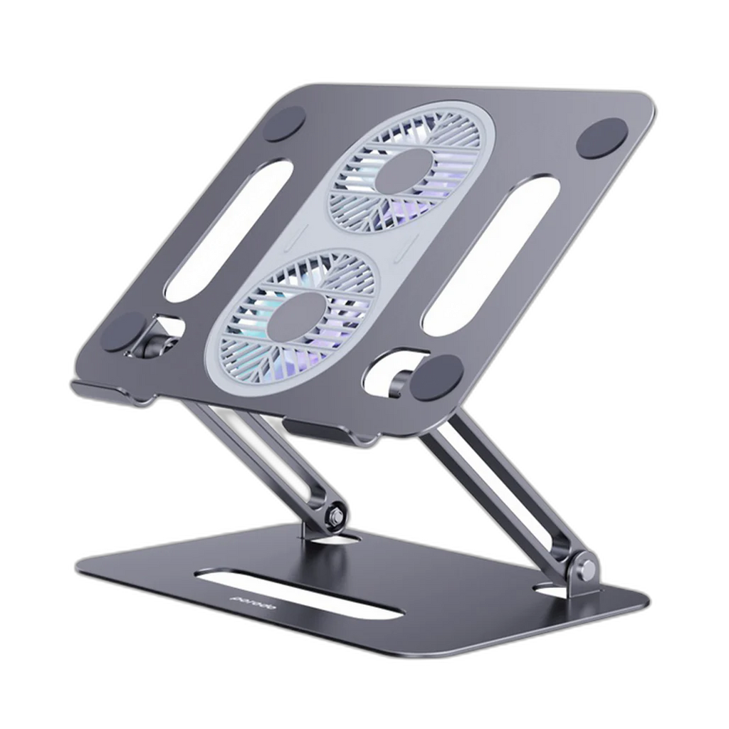 Porodo Aluminum Alloy Adjustable Laptop Stand | PD-ALSCF-GY