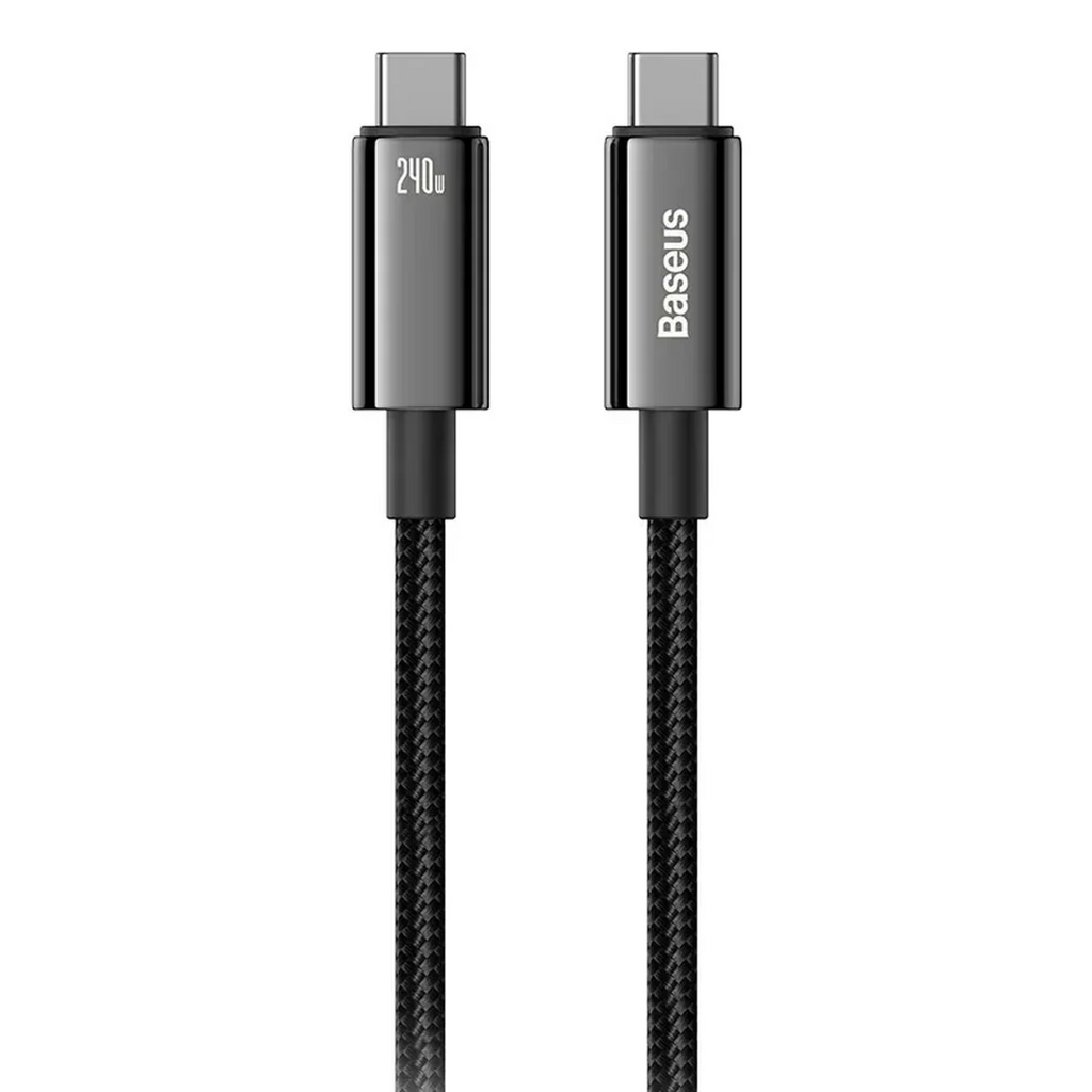 Baseus Tungsten Gold Fast Charging C to C 240W Cable - 2m - Black