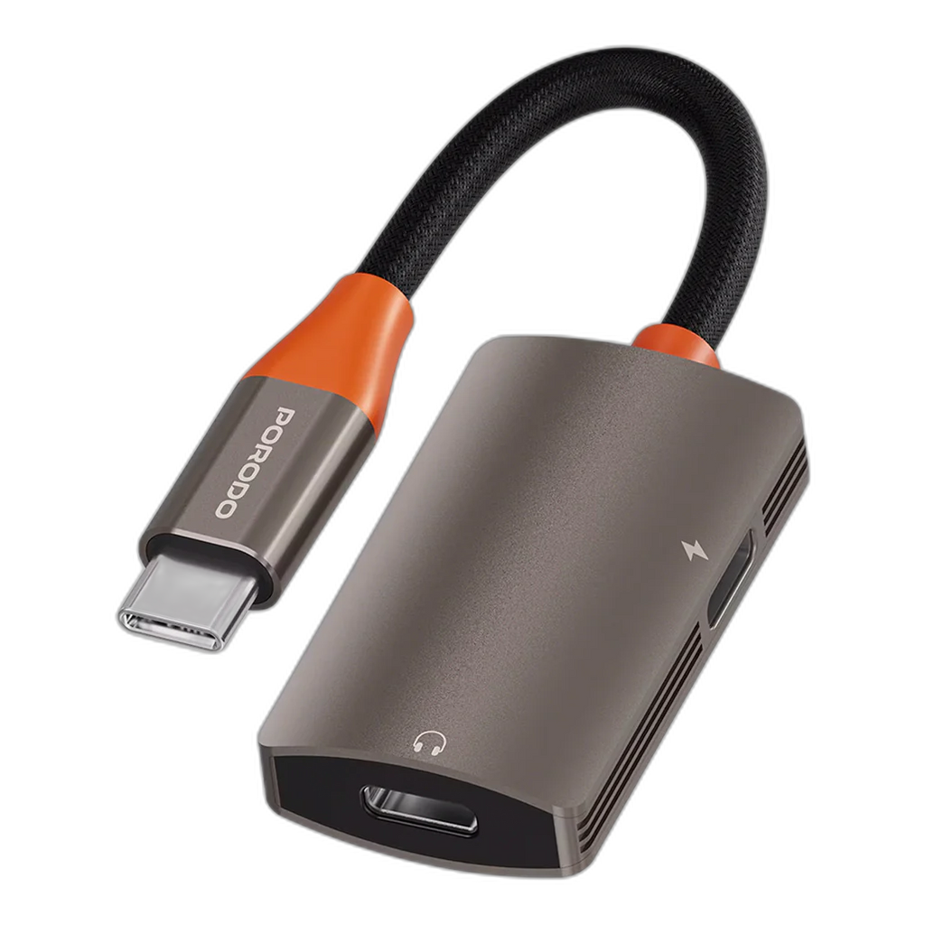Porodo AudioLink Duo USB-C Splitter