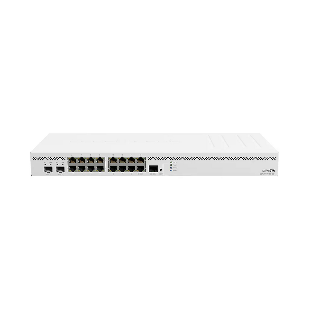 Mikrotik CCR2004-16G-2S+ Router with 16 Gigabit Ethernet Ports
