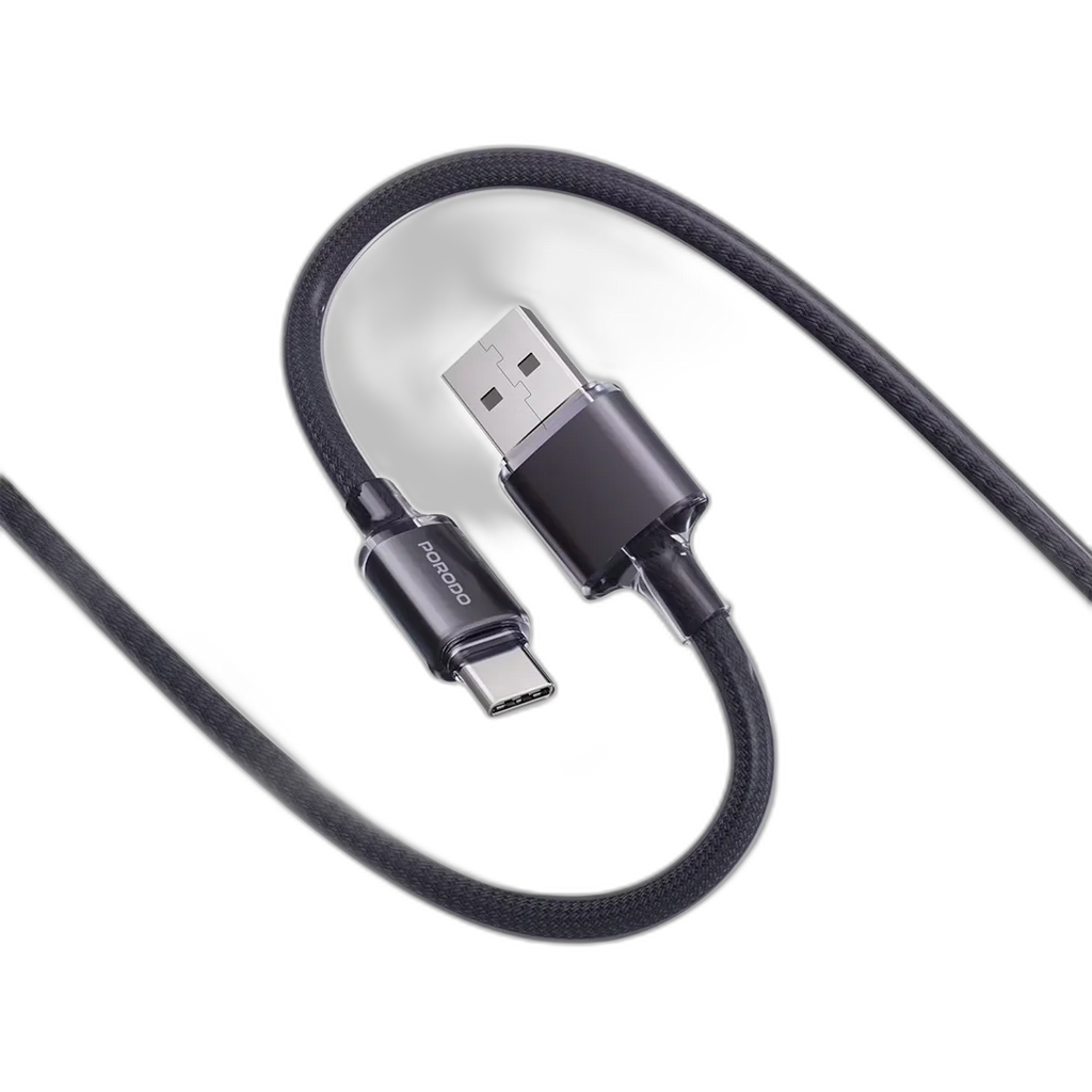 Porodo USB-A To USB-C Braided Cable