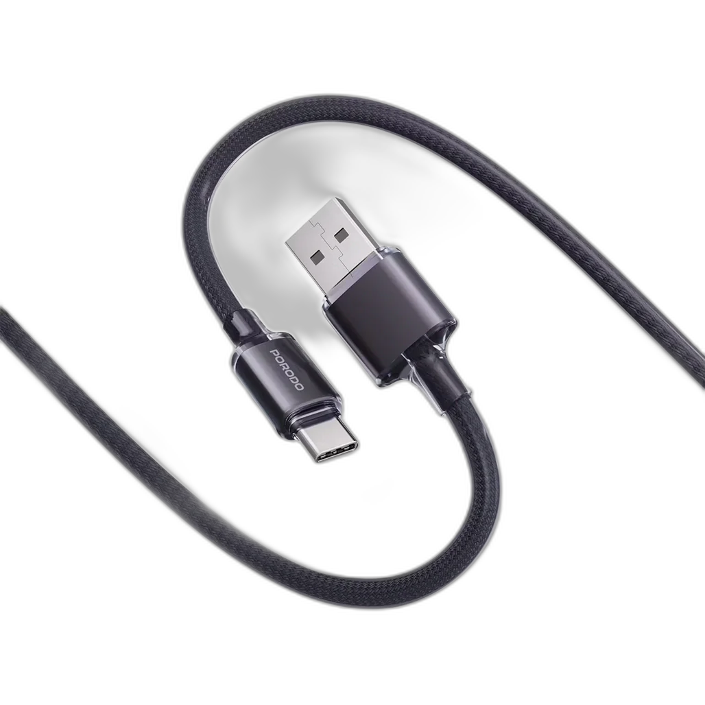 Porodo USB-A To USB-C Braided Cable
