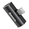 Baseus L46 iP Male to Dual iP Female Adapters Black