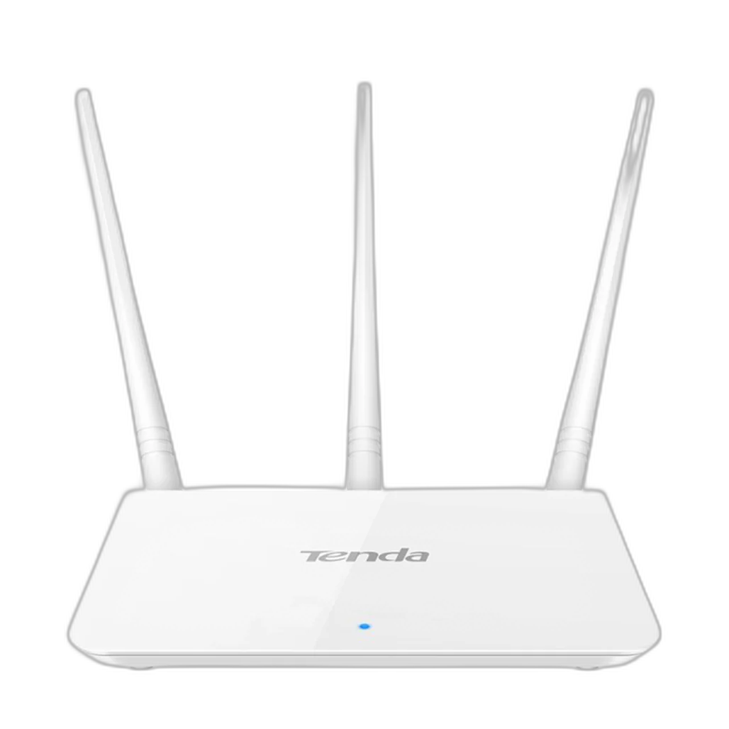 Tenda F3 N300 2.4GHz Wireless Router (300 Mbps, 3Ã5 dBi Antennas)