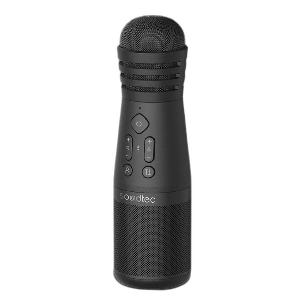 Soundtec By Porodo Karaoke Microphone With Built-In Speaker.