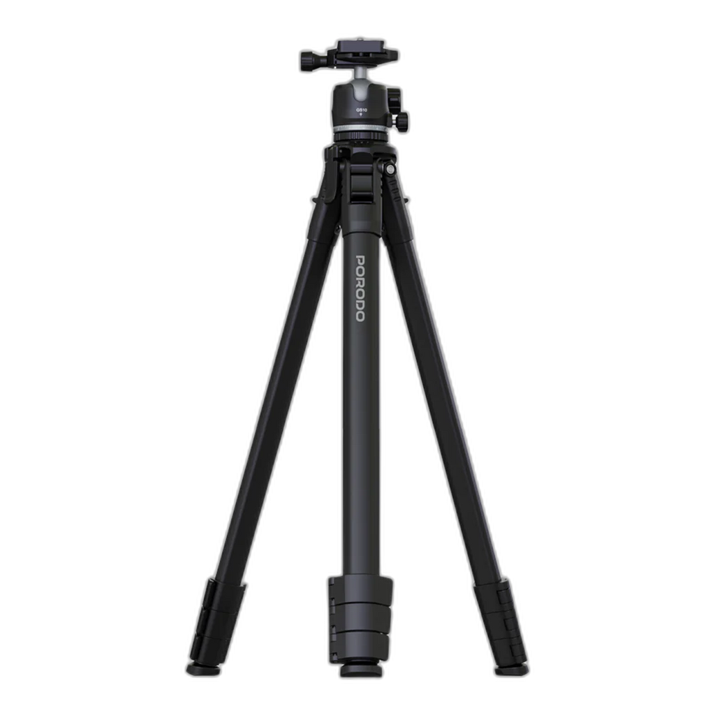 Porodo Ultra-Light Aluminum Tripod - Black