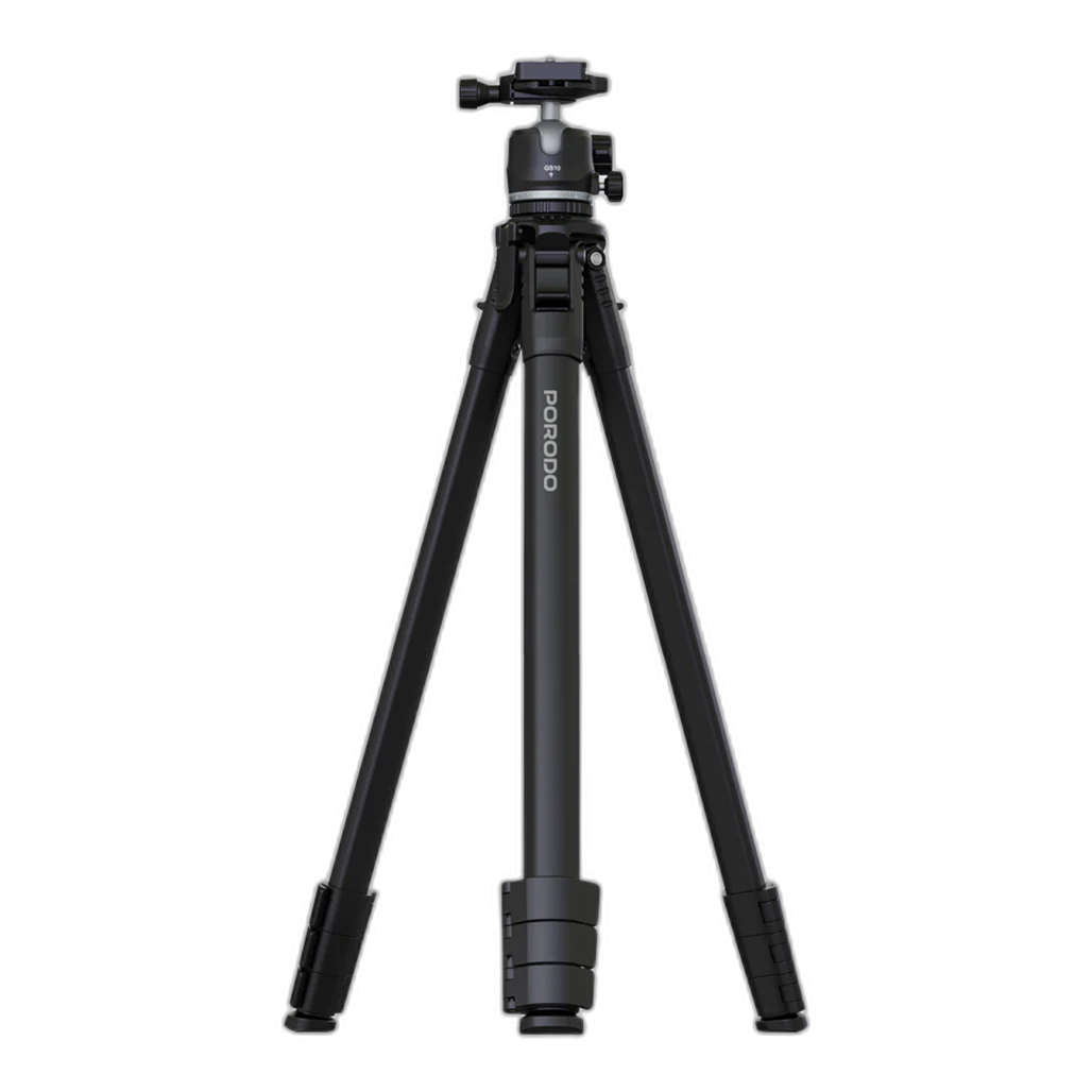 Porodo Ultra-Light Aluminum Tripod - Black