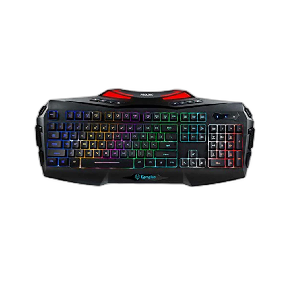Prolink EGREGIUS Full-Size Wired Gaming Keyboard with Multi-Color LED Backlighting | PKGM9301