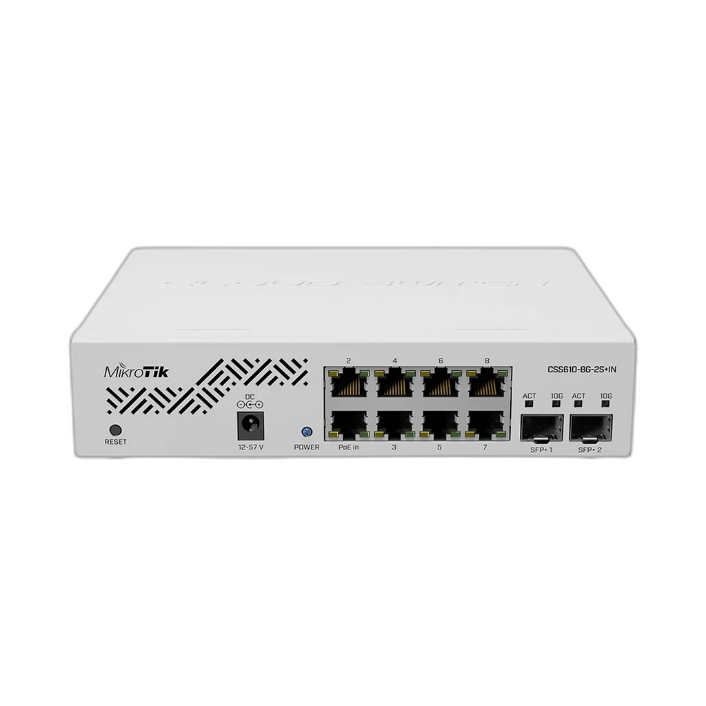 Mikrotik CSS610-8G-2S+IN Smart Network Switch