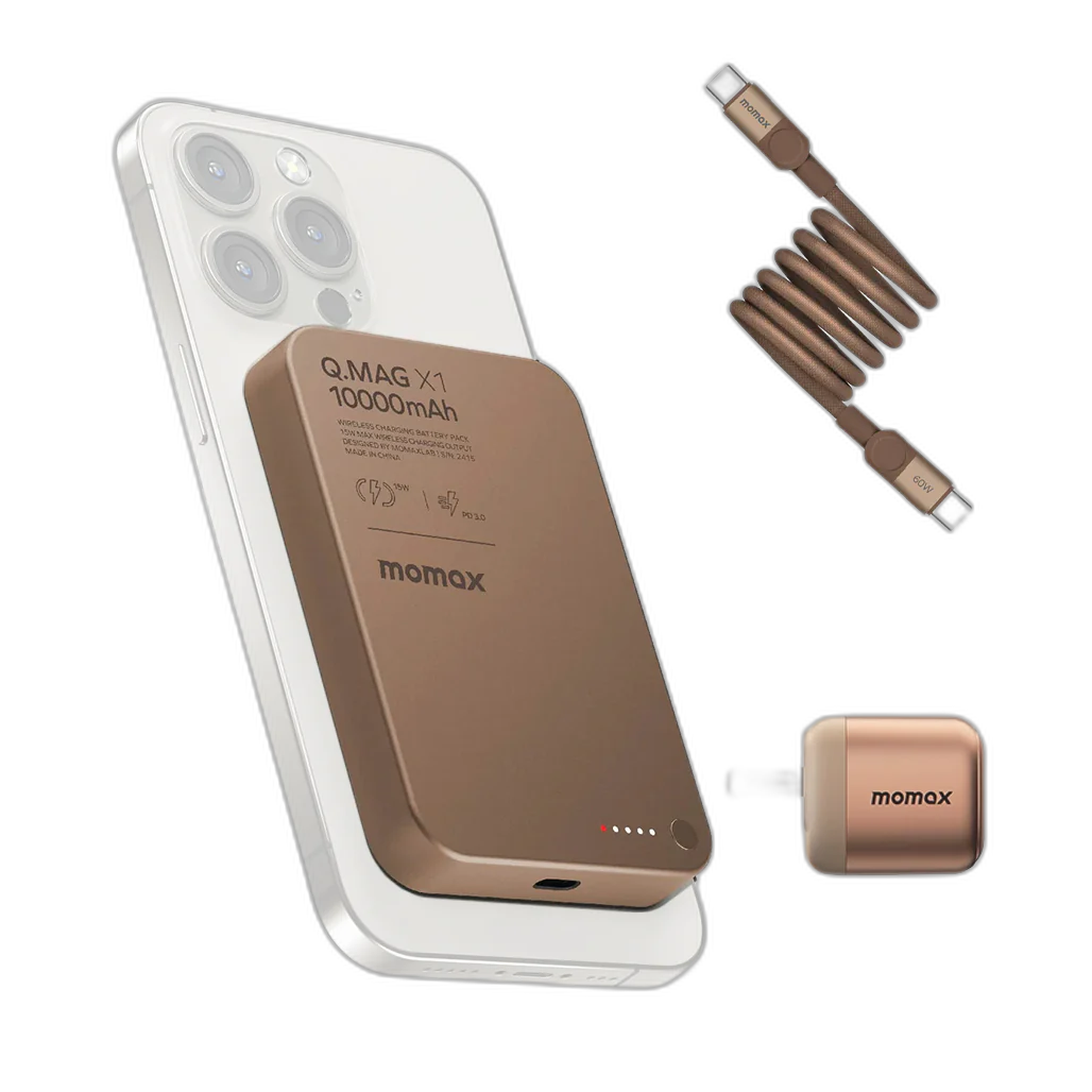 Momax Charger Ensemble 10 000mAh Magnetic Battery Pack