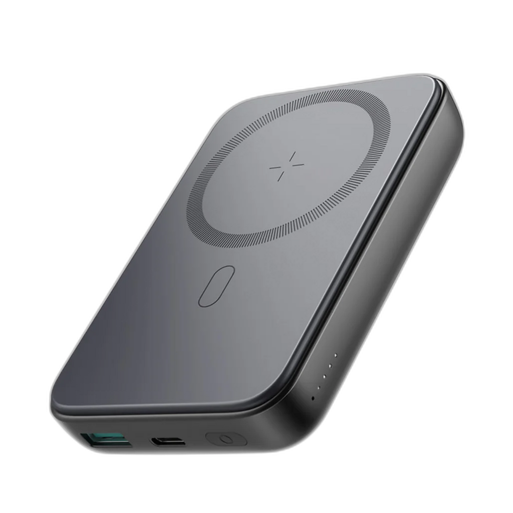 Joyroom, 10,000 mAh Strong Magnetic Wireless Mini Power Bank, 15W Max Wireless Output, PD 20W Fast Charging, JR-W020