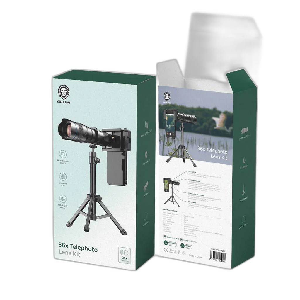 Green Lion GN36XTELENSBK 36x Telephoto Lens Kit
