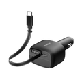 Belkin BoostCharge 75W Retractable Car Charger