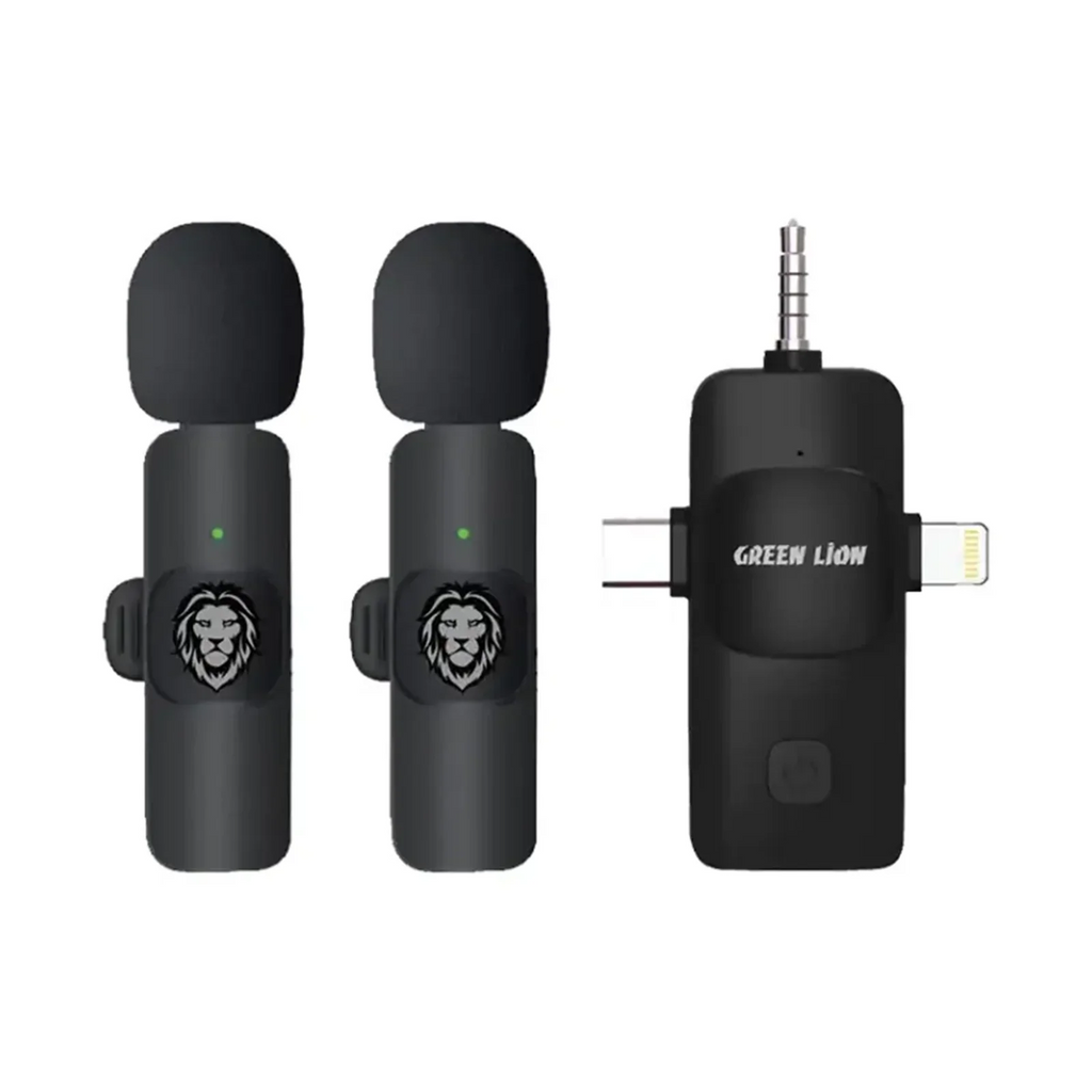 Green Lion 3 in 1 Wireless Microphone