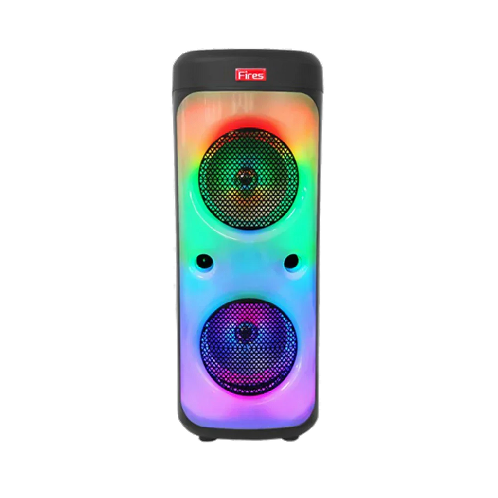DPUS Double Portable Speaker Karaoke Bluetooth 8 inch with Wireless Mic - SZ2212