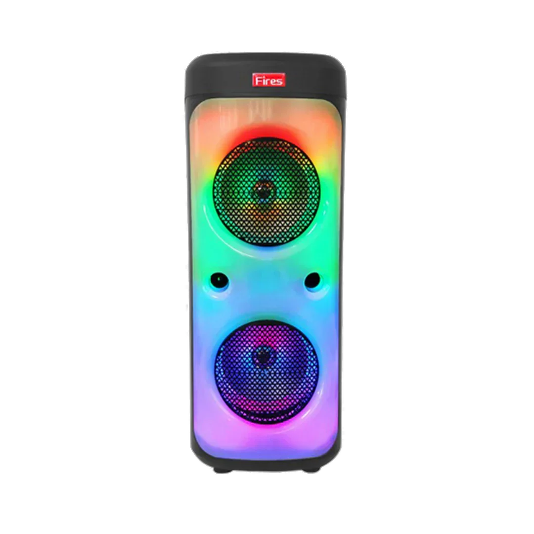 DPUS Double Portable Speaker Karaoke Bluetooth 8 inch with Wireless Mic - SZ2212
