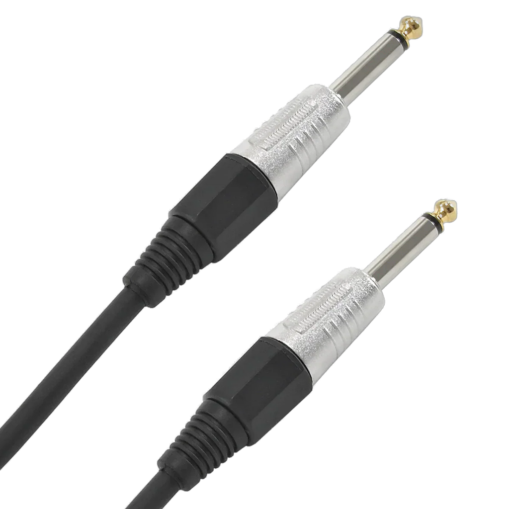 Conqueror Microphone Cable 6.5mm Mic to 6.5mm Mic Audio Cable Male to Male 5 Meter Black - C122B