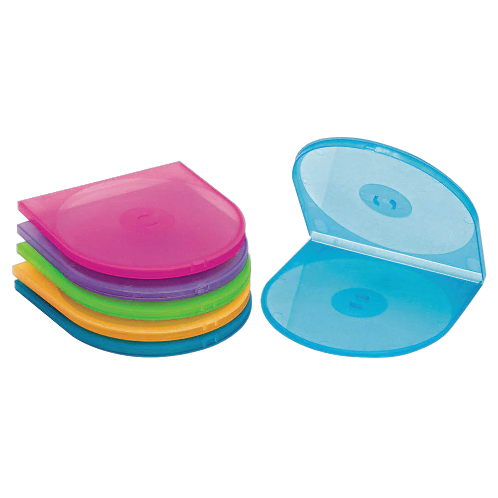 Case CD Single Shell Plastic Colorful Pack of 10 - M88