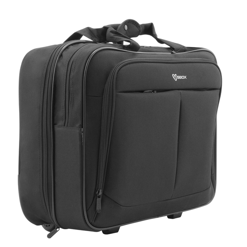 Conqueror Carry-on Luggage Backpack Wheeled Trolley Fits 15.4 Inch Laptop - LST1083