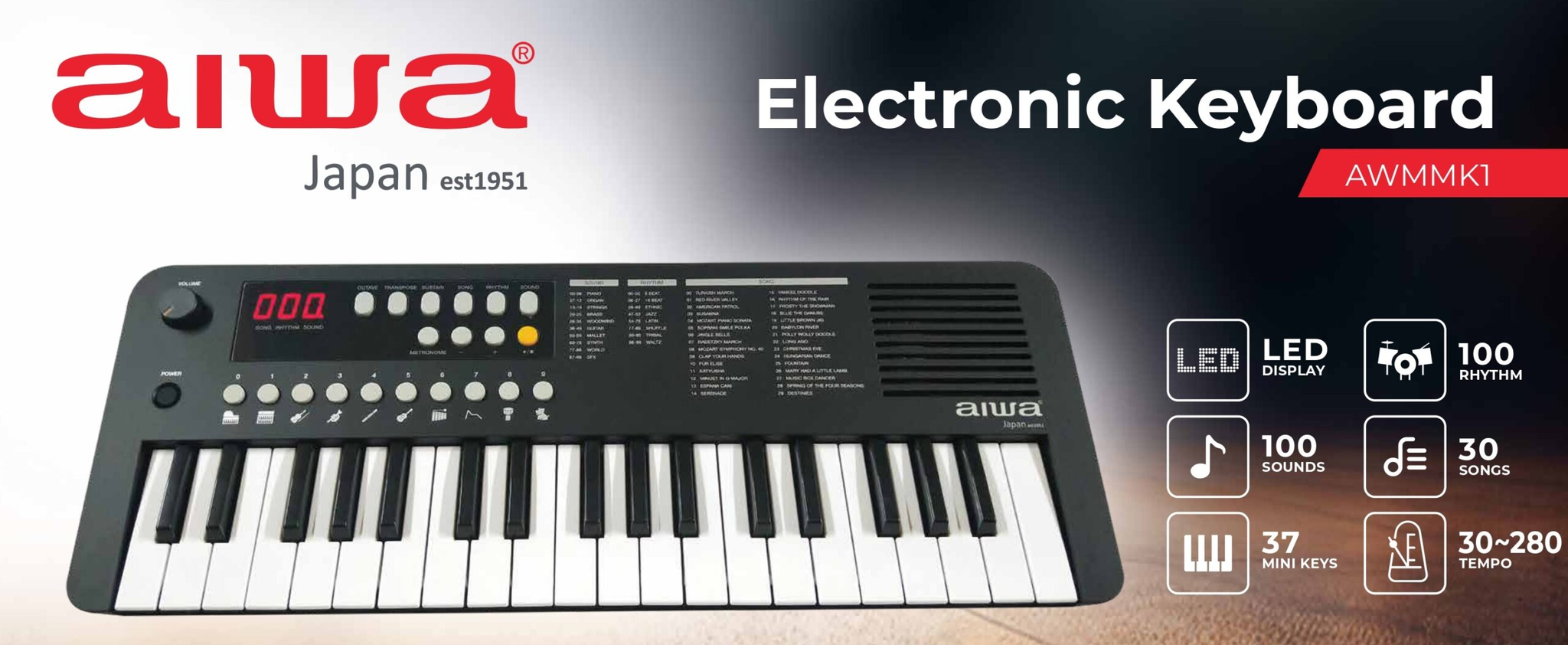Aiwa Keyboard - AWMMK1