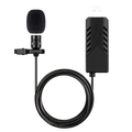Conqueror Lavalier Microphone Clip-On Lapel for USB Interface Device for YouTube, Vlogging, Recording - CLM303