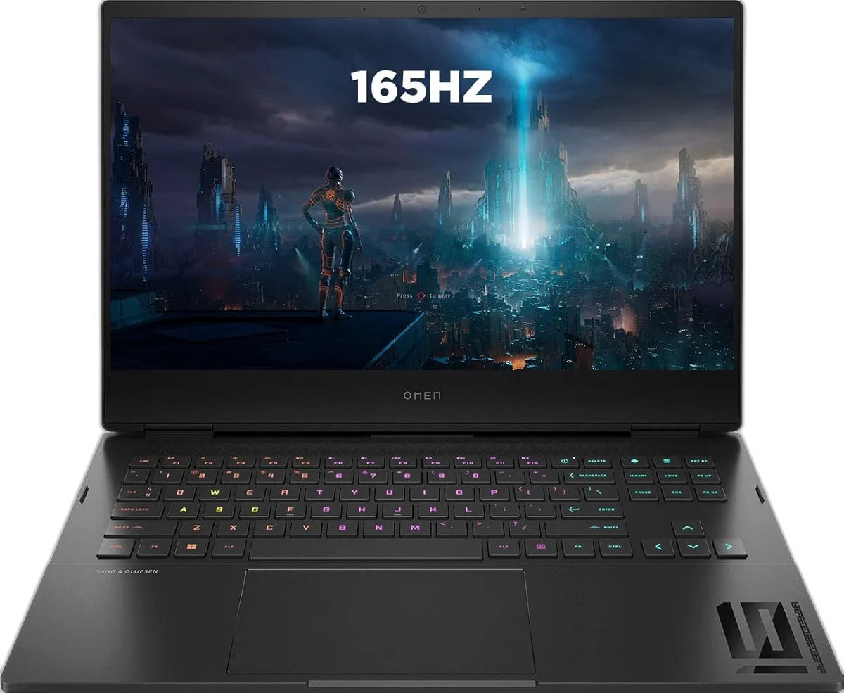2022 HP Omen 16.1" QHD 165 Hz IPS Gaming Laptop 12th Intel i7-12700H 14-Core 32GB DDR5 1TB NVMe SSD NVIDIA GeForce RTX 3060 6GB 4-Zone RGB Backlit KB Thunderbolt 4 WiFi 6E Win 11 w/RATZK 32GB USB