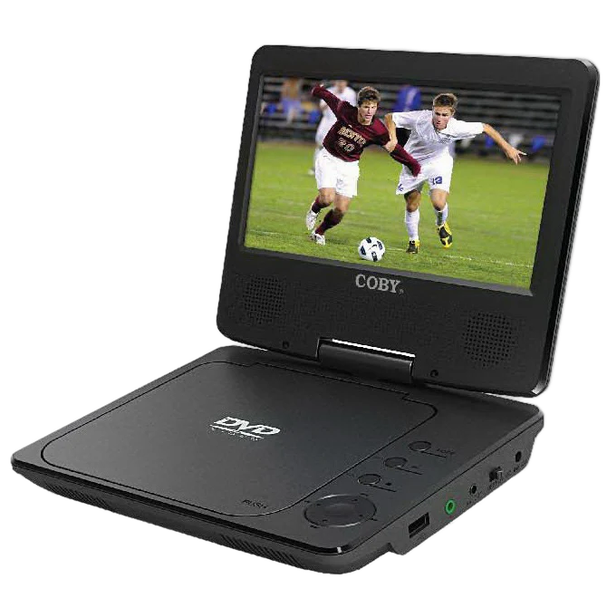 Coby, 9" Portable DVD Player Swivel Screen - 9021