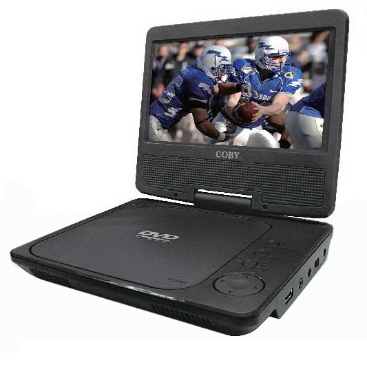 Coby, 7" Portable DVD Player Swivel Screen - 7068